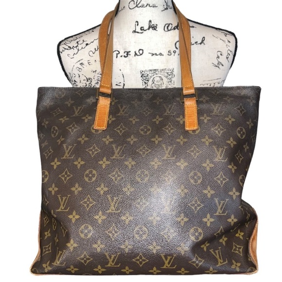 LOUIS VUITTON Authentic Cabas Mezzo TH0032 Shoulder Bag Code Large Tote Bag - Picture 13 of 13